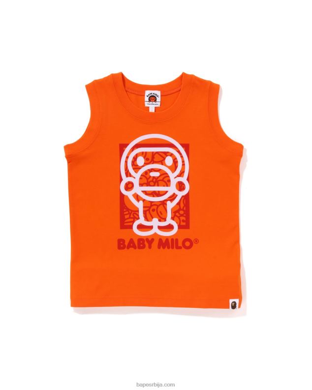 наранџаста клинци A Bathing Ape баби мило мајица без рукава J42801698