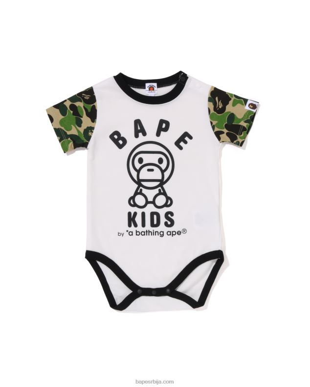 Војничко зелена клинци A Bathing Ape абц цамо баби мило поклон сет J42801279