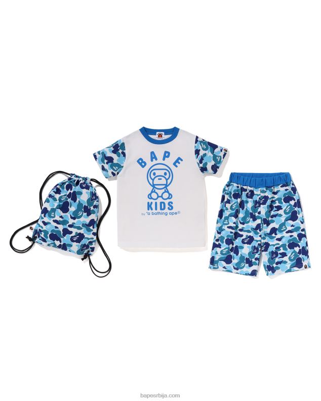 светло плава клинци A Bathing Ape абц цамо баби мило поклон сет J42801295