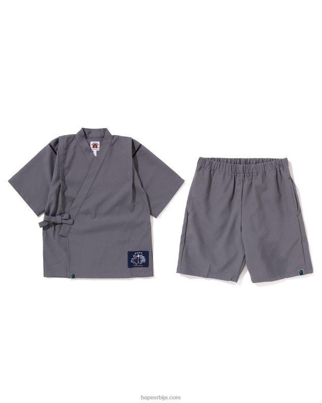 сива клинци A Bathing Ape јапан јинбеи одело J42801333