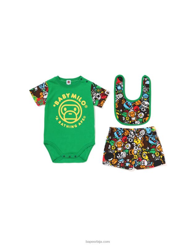 смарагд клинци A Bathing Ape мило алл сафари поклон сет J42801391