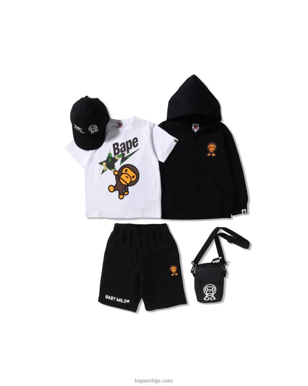 црн клинци A Bathing Ape клуб за обуку летњих торби J42801591
