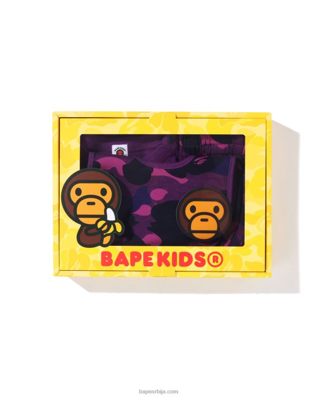љубичаста клинци A Bathing Ape поклон сет у боји маске за купање J42801640