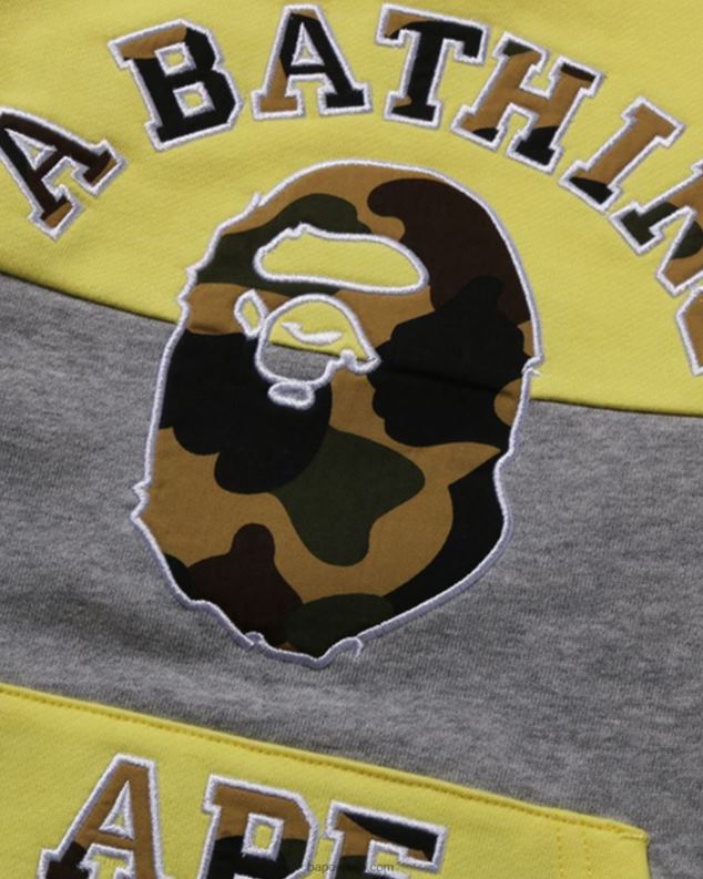 жута клинци A Bathing Ape 1ст цамо цоллеге патцх цолоурблоцк цревнецк J42801504