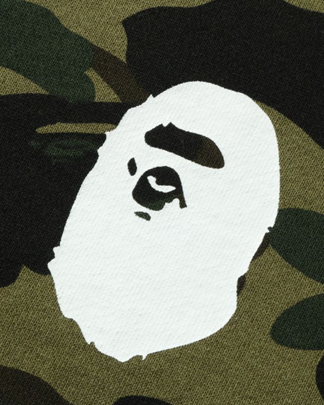 Војничко зелена клинци A Bathing Ape 1ст цамо хеад цревнецк јр J42801666