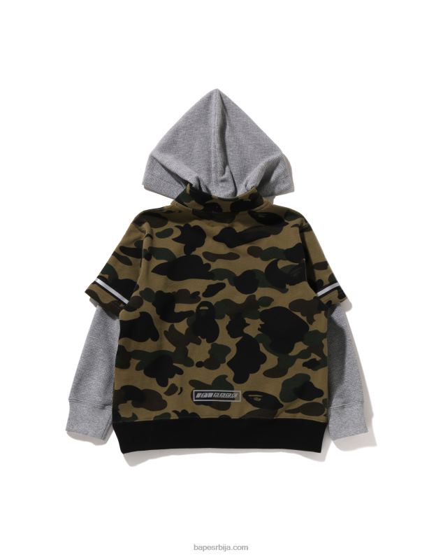 Војничко зелена клинци A Bathing Ape Пуловер с капуљачом 1ст цамо тркачки J42801668