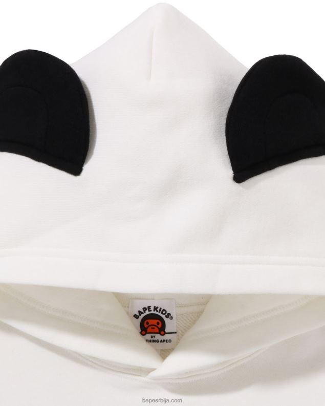 бео клинци A Bathing Ape беба мило панда слојевита пуловер дуксерица J42801461