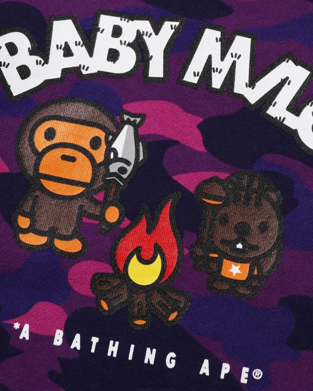 љубичаста клинци A Bathing Ape боја цамо баби мило цамп цревнецк J42801472