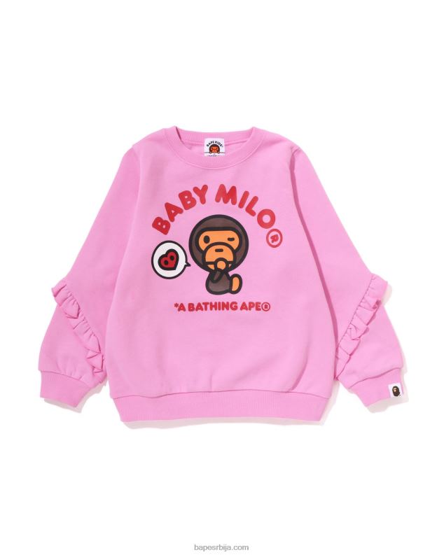 розе клинци A Bathing Ape баби мило хеарт фрилл цревнецк J42801496