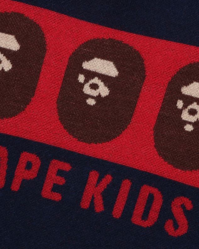 Морнарско плаво клинци A Bathing Ape хеад книт J42801527