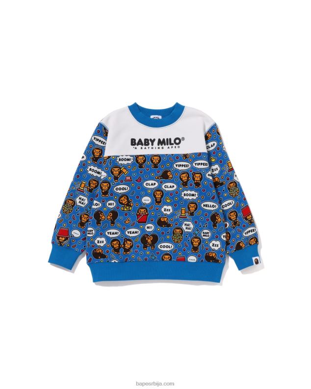 Плави клинци A Bathing Ape баби мило говорни балон цревнецк J42801528