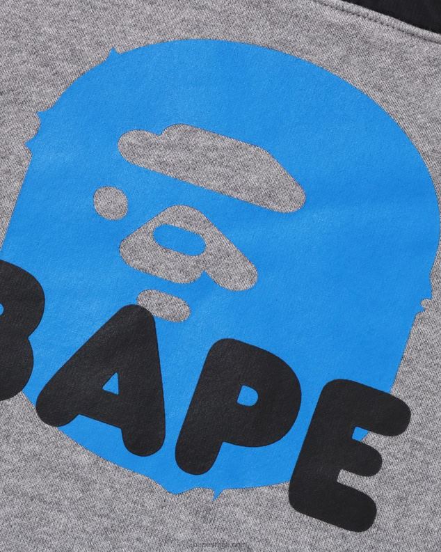 сива клинци A Bathing Ape ста прошивена глава полуснап зној J42801539