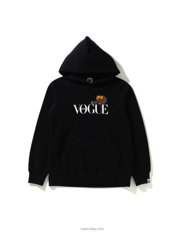 црн клинци A Bathing Ape к вогуе мило пуловер с капуљачом J42801619