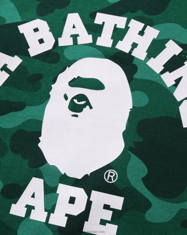смарагд клинци A Bathing Ape боја цамо цоллеге цревнецк J42801644