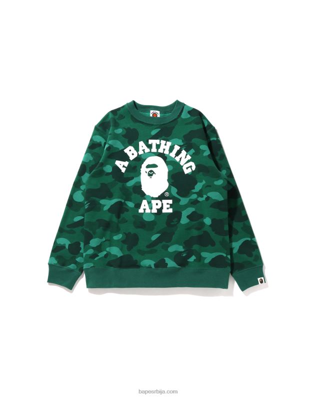 смарагд клинци A Bathing Ape боја цамо цоллеге цревнецк јр J42801648