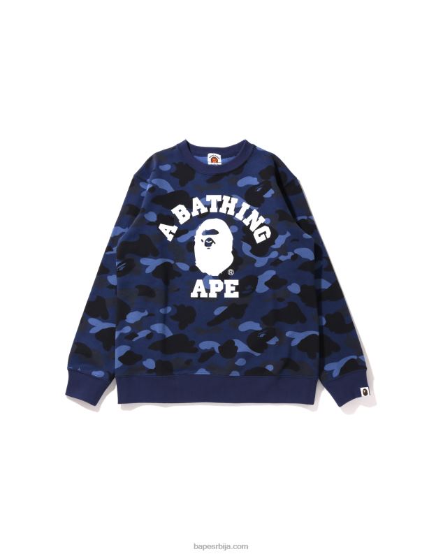 Морнарско плаво клинци A Bathing Ape боја цамо цоллеге цревнецк јр J42801649