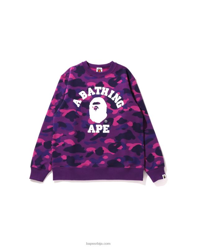 љубичаста клинци A Bathing Ape боја цамо цоллеге цревнецк јр J42801650