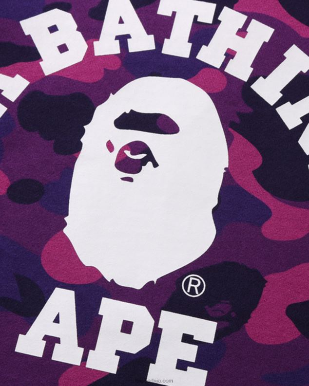 љубичаста клинци A Bathing Ape боја цамо цоллеге цревнецк јр J42801650