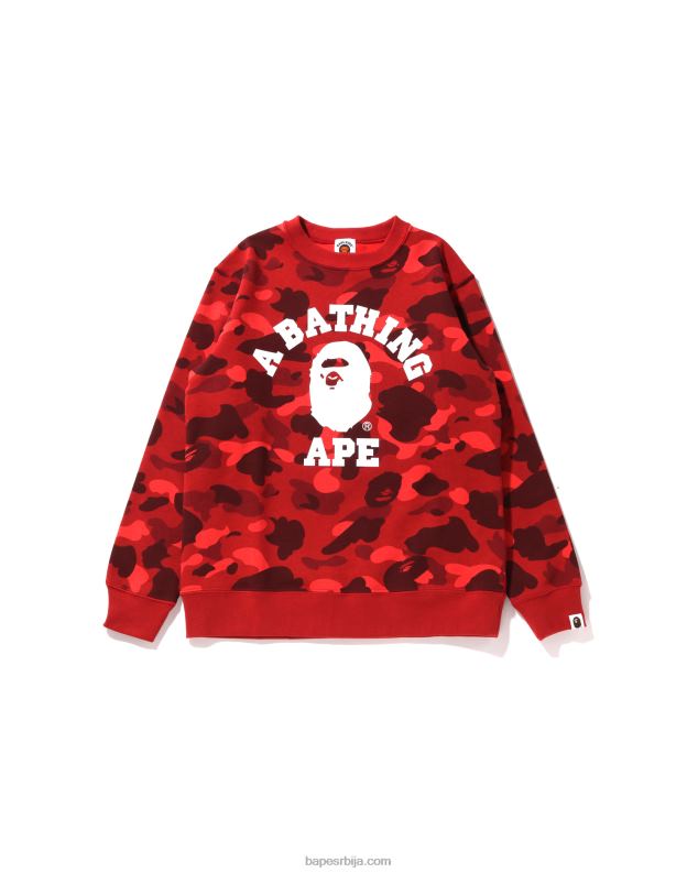 јарко црвена клинци A Bathing Ape боја цамо цоллеге цревнецк јр J42801651