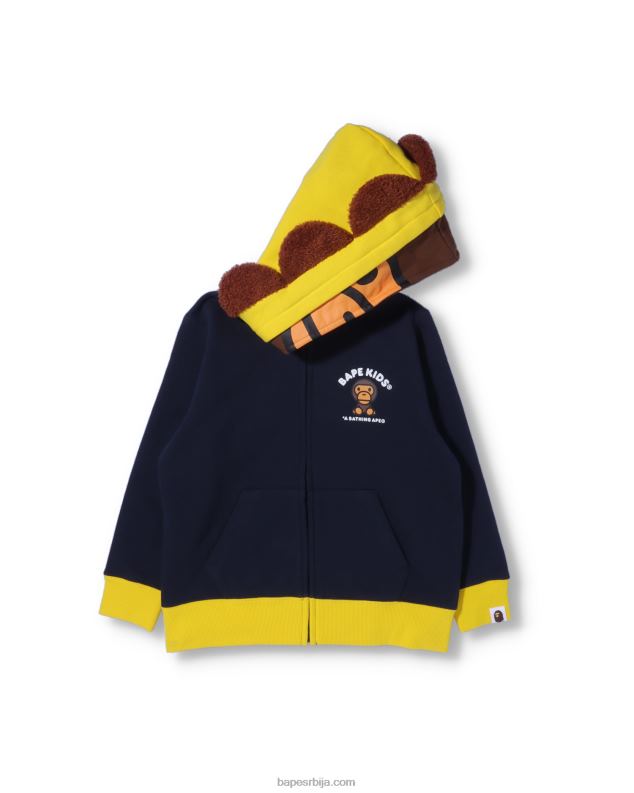 Плави клинци A Bathing Ape баби мило фриендс зип хоодие J42801759
