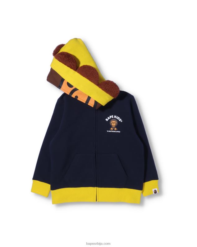 Плави клинци A Bathing Ape баби мило фриендс зип хоодие J42801759