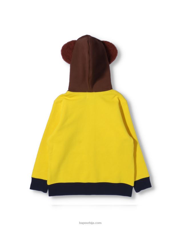 жута клинци A Bathing Ape баби мило фриендс зип хоодие J42801760