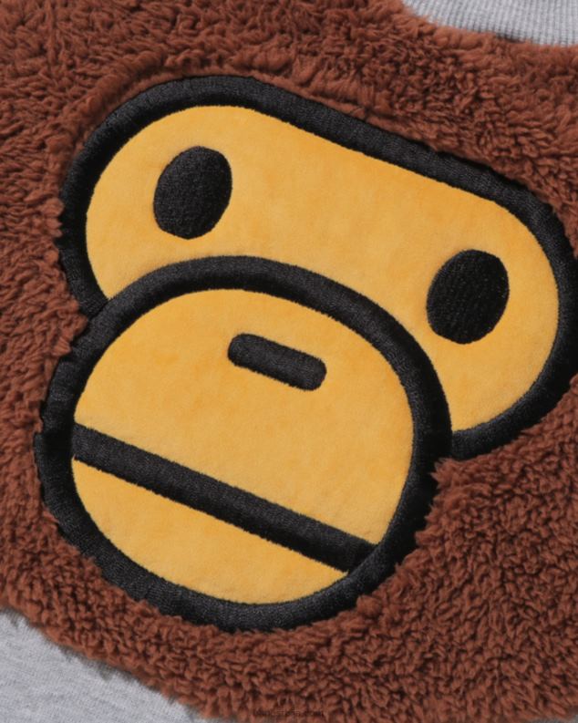 сива клинци A Bathing Ape баби мило дуксерица J42801783