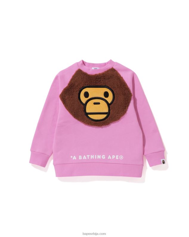 розе клинци A Bathing Ape баби мило дуксерица J42801784