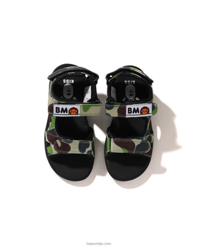 Војничко зелена клинци A Bathing Ape абц баби мило сандале J42801267