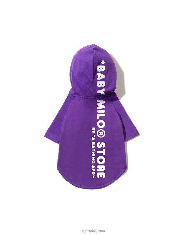 љубичаста мушкарци A Bathing Ape капуљача за кућне љубимце J42801164