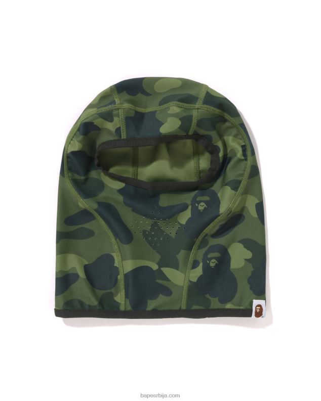 Војничко зелена мушкарци A Bathing Ape боја цамо балацлава J4280528