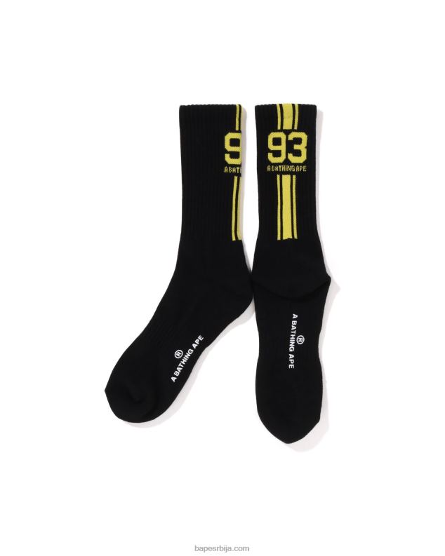 црн мушкарци A Bathing Ape спортске чарапе J4280386
