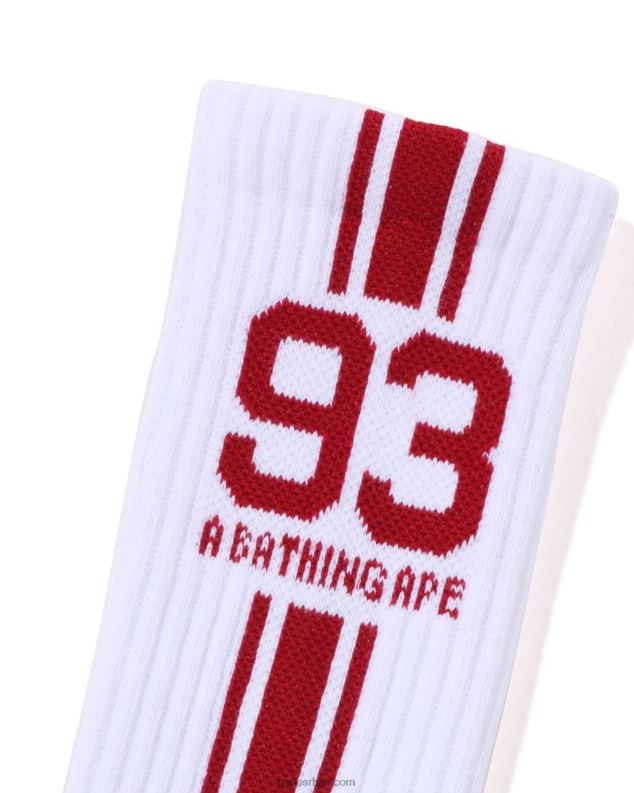 бео мушкарци A Bathing Ape спортске чарапе J4280387