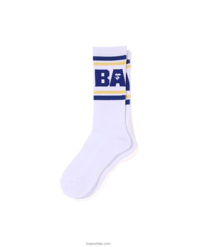 Плави мушкарци A Bathing Ape линијске чарапе J4280437