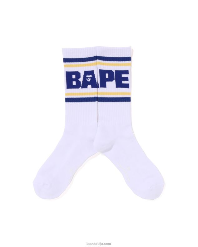 Плави мушкарци A Bathing Ape линијске чарапе J4280437