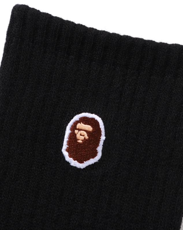 црн мушкарци A Bathing Ape глава једна тачка чарапе J4280502