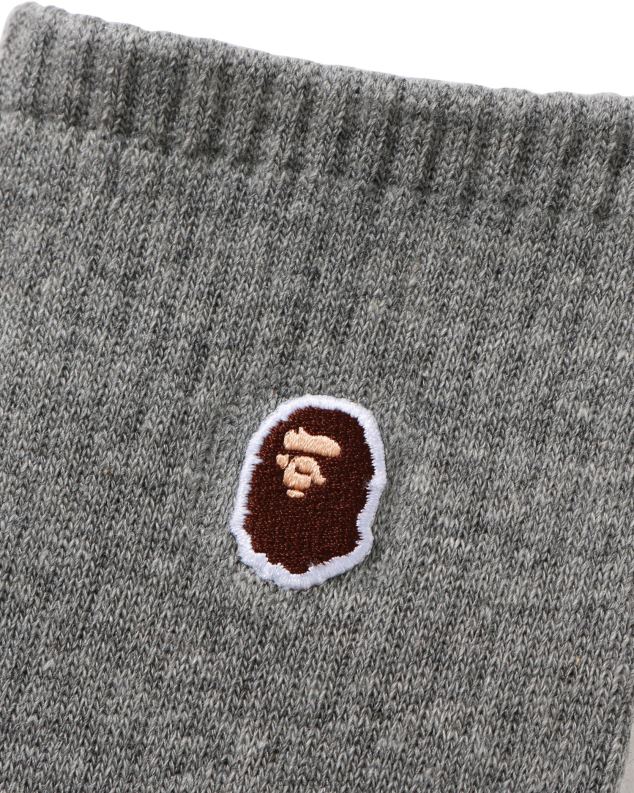 сива мушкарци A Bathing Ape глава једна тачка чарапе J4280503