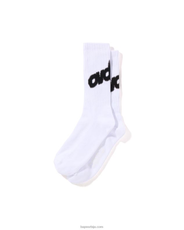бео мушкарци A Bathing Ape к ово чарапе J4280557