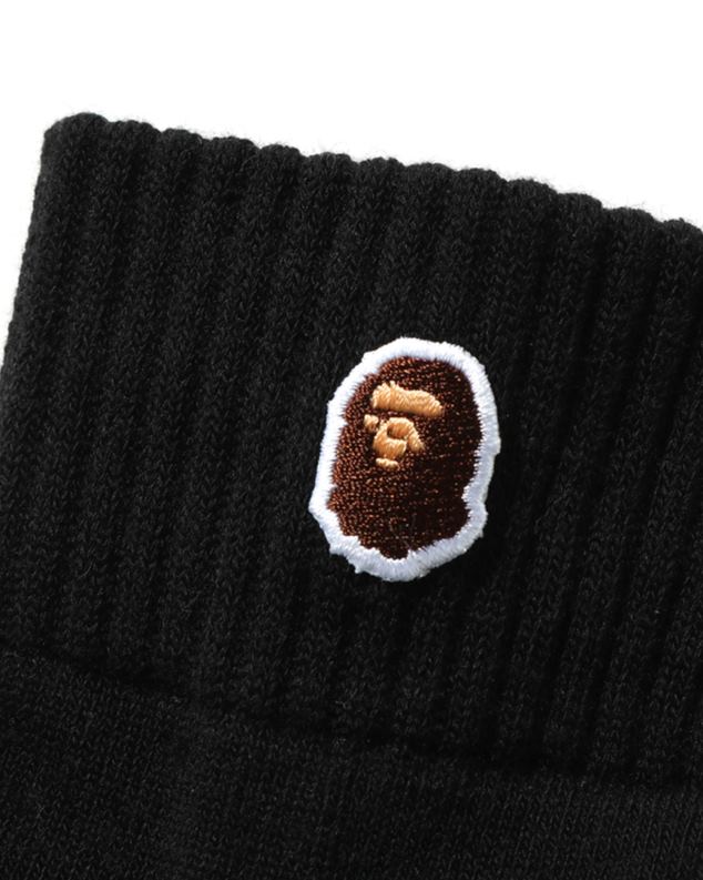 црн мушкарци A Bathing Ape чарапе за глежањ са једном тачком J4280578