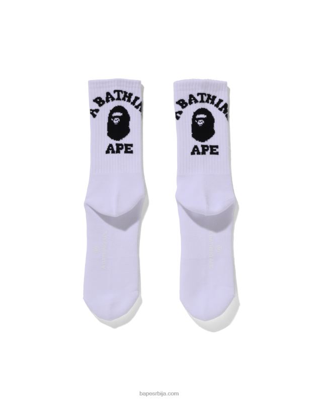 црн мушкарци A Bathing Ape колеџ чарапе J4280586