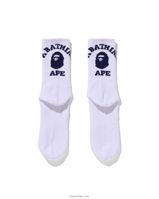 Плави мушкарци A Bathing Ape колеџ чарапе J4280587