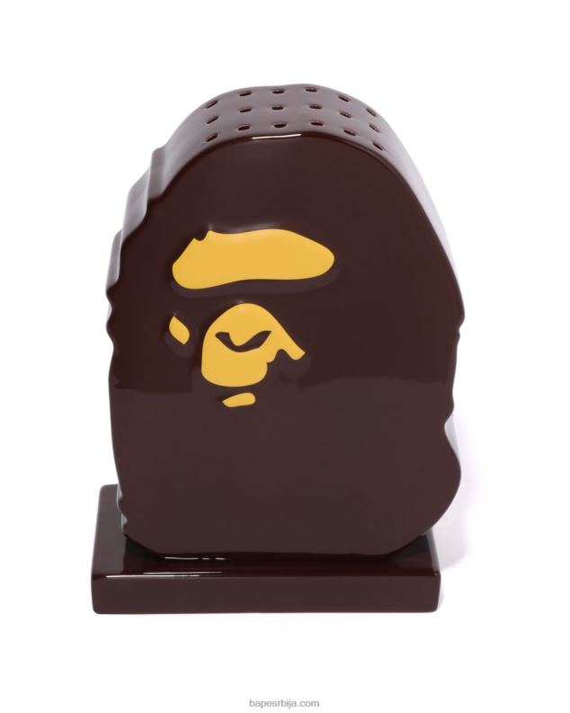 браон мушкарци A Bathing Ape глава држач тамјана J4280433
