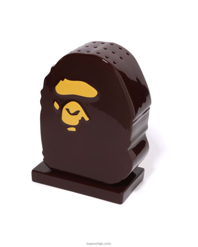 браон мушкарци A Bathing Ape глава држач тамјана J4280433