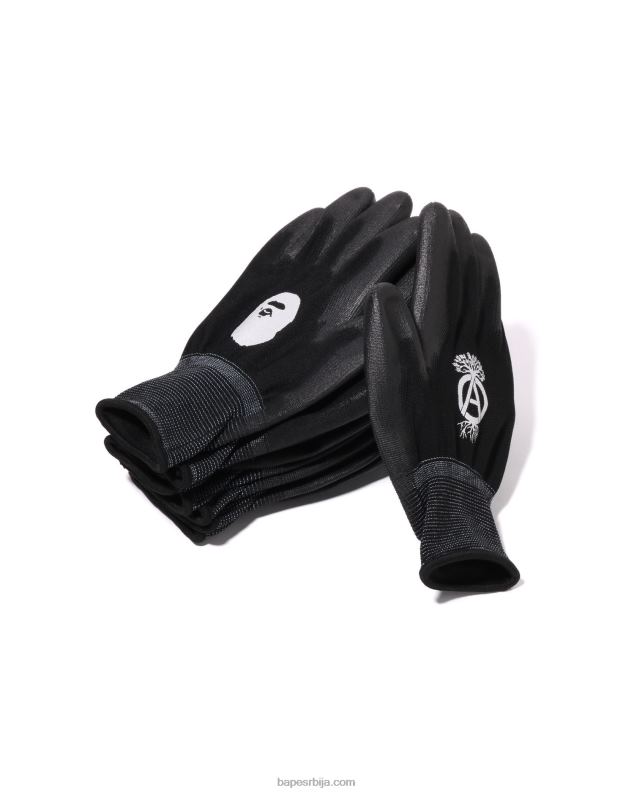 црн мушкарци A Bathing Ape к нбхд сет рукавица J4280509