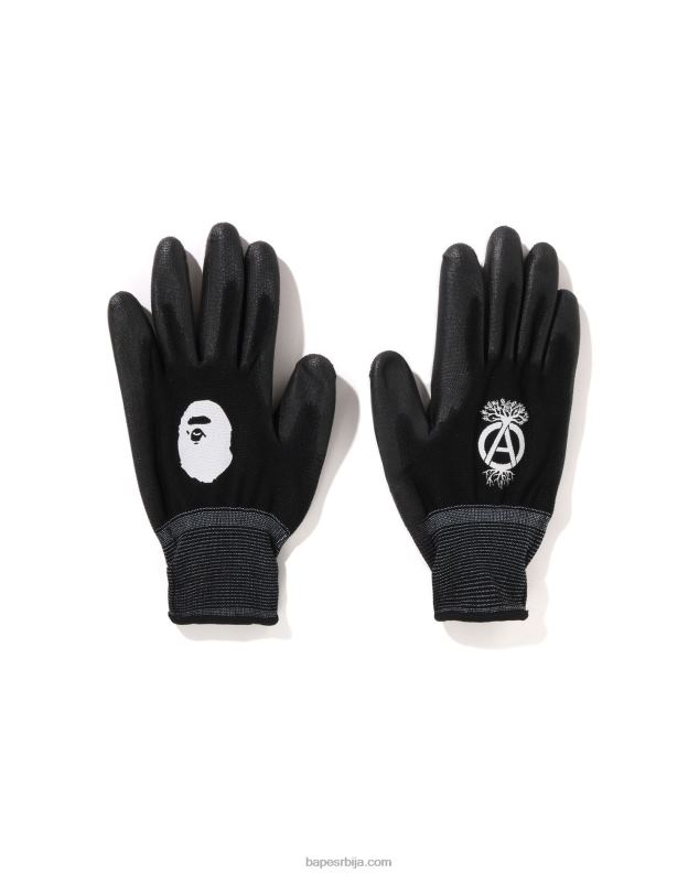 црн мушкарци A Bathing Ape к нбхд сет рукавица J4280509