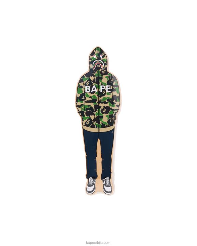 Војничко зелена мушкарци A Bathing Ape ајкула сеијин скејт палуба J4280551