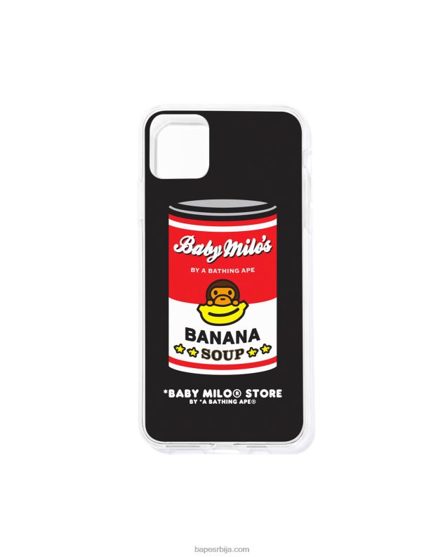црн мушкарци A Bathing Ape футрола за иПхоне 11 про за банану супу J42801189