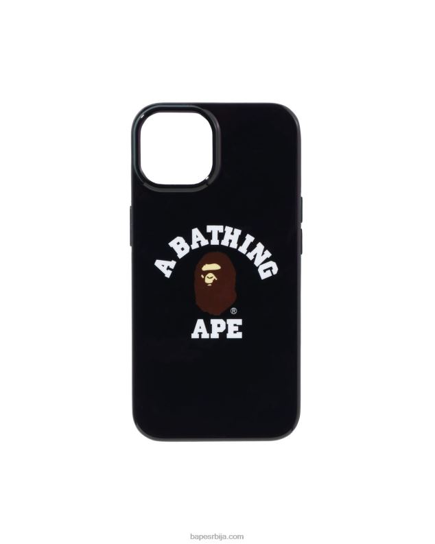 црн мушкарци A Bathing Ape колеџ футрола за иПхоне 14 J4280543