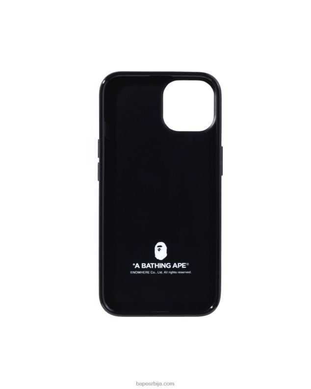 црн мушкарци A Bathing Ape колеџ футрола за иПхоне 14 J4280543