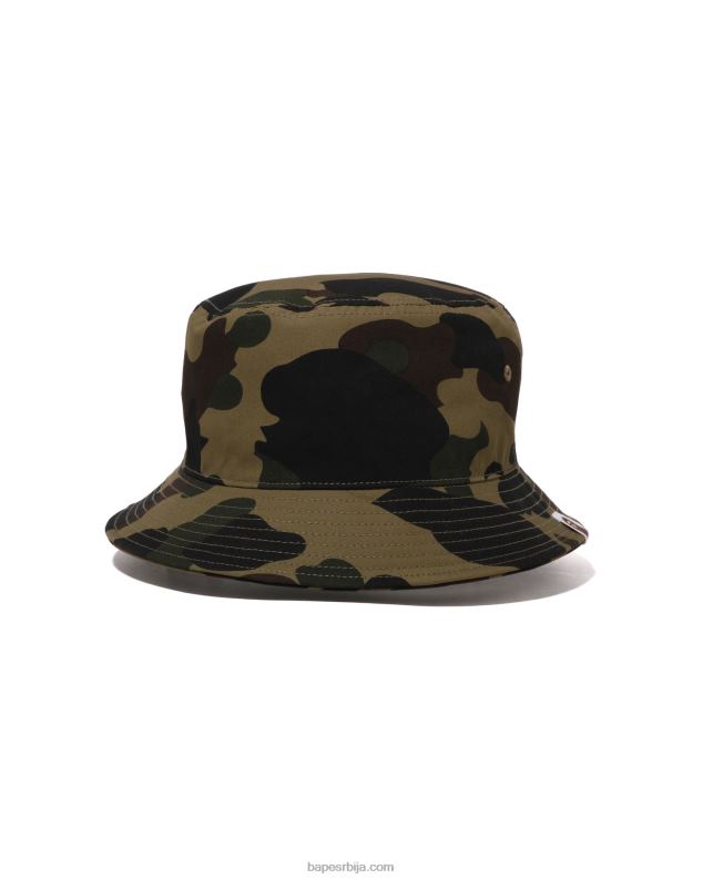 Војничко зелена мушкарци A Bathing Ape 1. маскирна капа J4280384